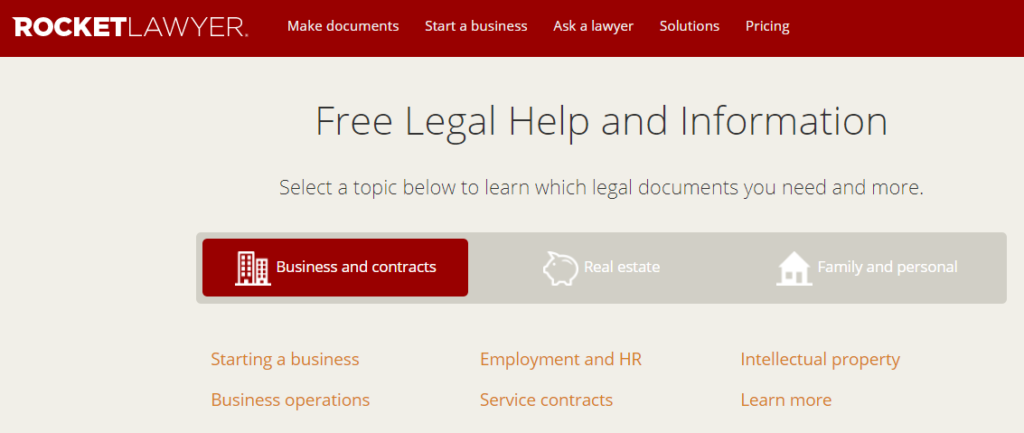 Legal help and information